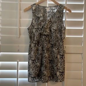 Motherhood Maternity | Snakeskin print sleeveless blouse | M